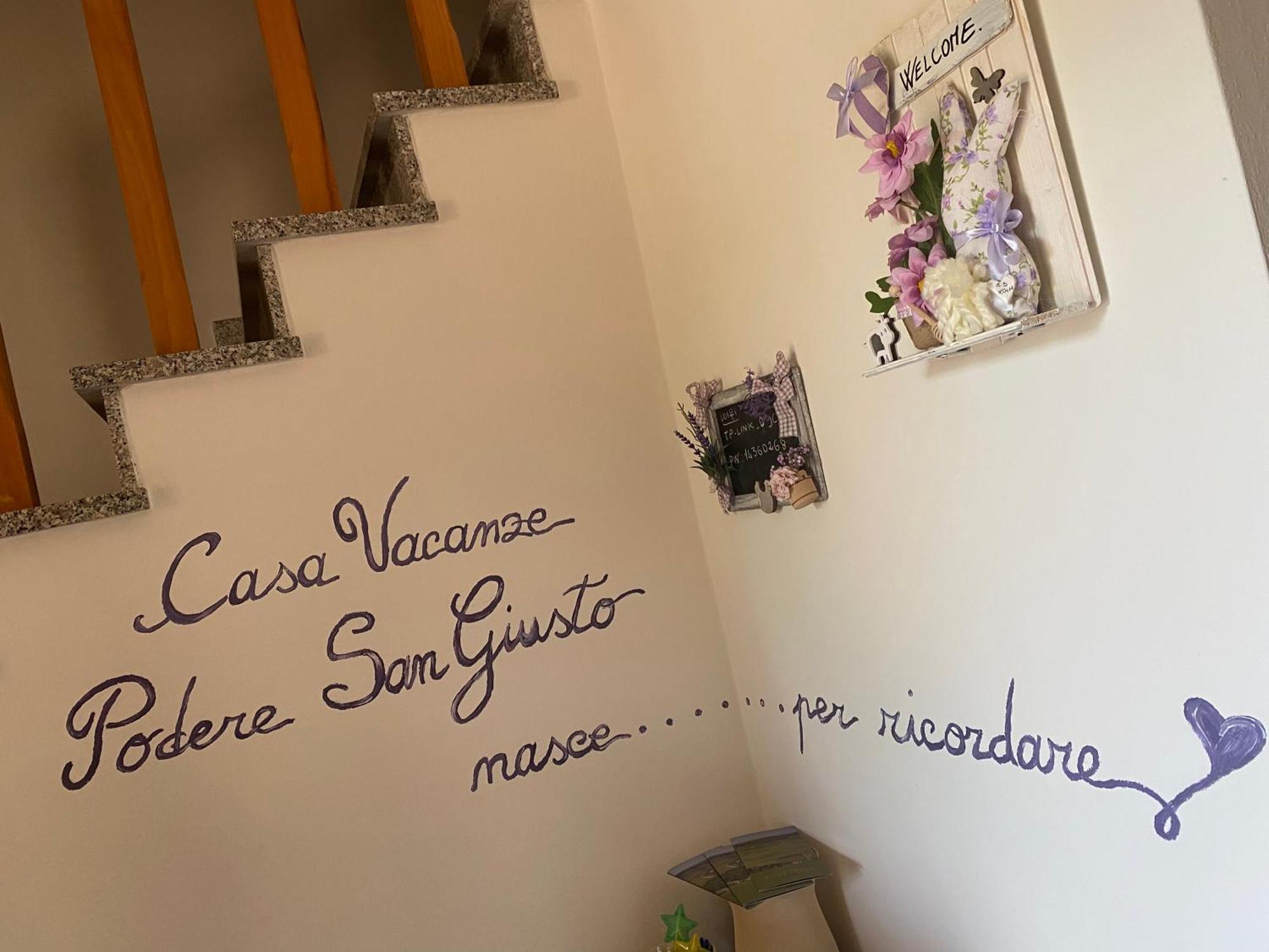 Casa Vacanze Podere San Giusto Volterra Dış mekan fotoğraf